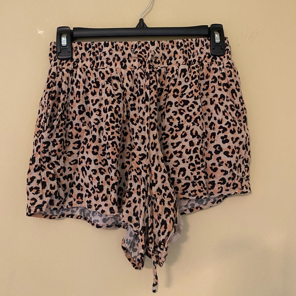 Animal Print Shorts